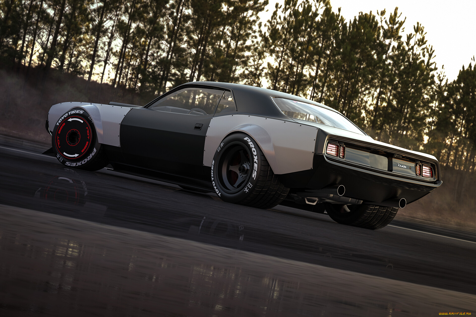 plymouth hemi cuda, , 3, plymouth, hemi, cuda, barracuda, widebody, tuning, car, , 